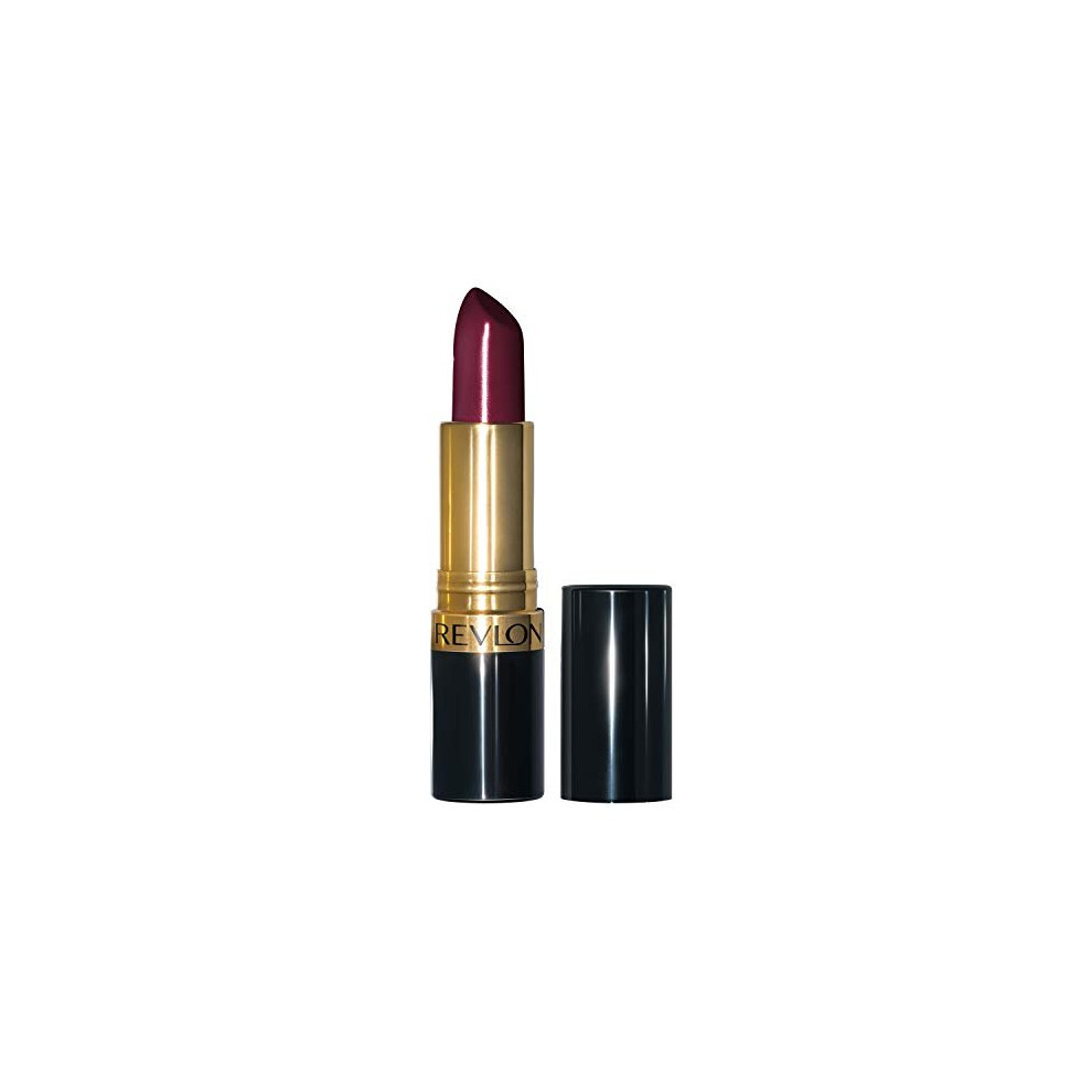 Super Lustrous Lipstick, High Impact Lipcolour with Moisturising Creamy Formula, Infused with Vitamin E and Avocado Oil in Plum / Berry, Black Cherry