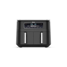 Foodi Dual Zone Digital Air Fryer, 2 Drawers, 7.6L, 6-in-1, Uses No Oil, Air Fry, Max Crisp, Roast, Bake, Reheat, Dehydrate, Cooks 4-6 Portions,