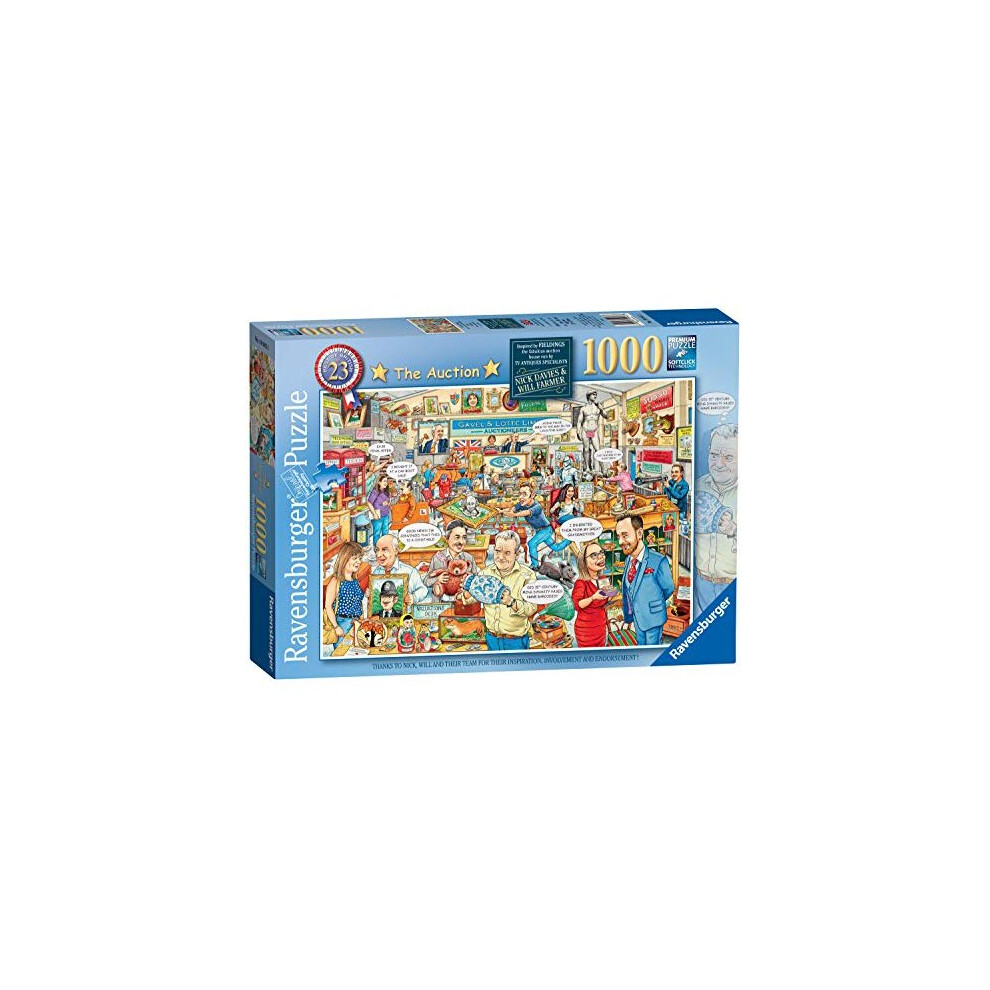 Best of British No.23 - The Auction 1000 Piece Jigsaw Puzzle for Adults & for Kids Age 12 and Up