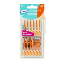 Easypick Dental Picks for Daily Oral Hygiene, Healthy Teeth and Gums, Size Xs/S / 1 X 60 Picks