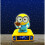 Digital Alarm Night Light-Snooze Function-Minions Sound Effects-Luminous Clock with Bob, Yellow/Blue 4