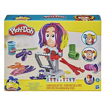 Crazy Cuts Stylist Hair Salon Pretend Play Toy for Kids 3 Years and Up with 8 Tri-Color Cans, 57 Grams Each, Non-Toxic
