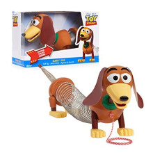 JPL03210 Toy Story Slinky Dog - Multi-Color Stretchy Pull-String Toy from Toy Story 4