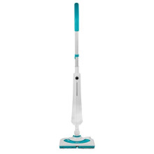 BEL01097 Multi Surface Steam Cleaner, Dual Tank, 350 ml For Steam & 200 ml For Detergent, Includes Mop Pad, Carpet Glider & Detergent Mop Head, Ready
