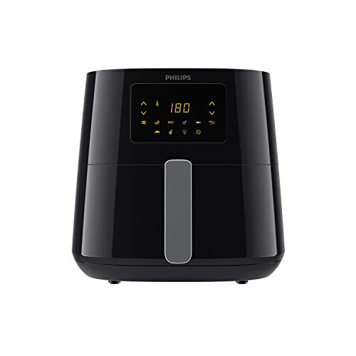 Philips Airfryer 3000 Series XL, 6.2L (1.2Kg), 14-in-1 Airfryer, 90% Less fat with Rapid Air Technology, Digital, Recipe app (HD9270/91)