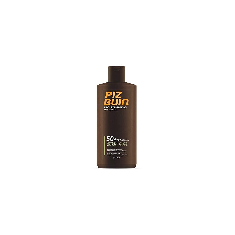 2 x Piz Buin Moisturising Sun Lotion SPF50-200ml