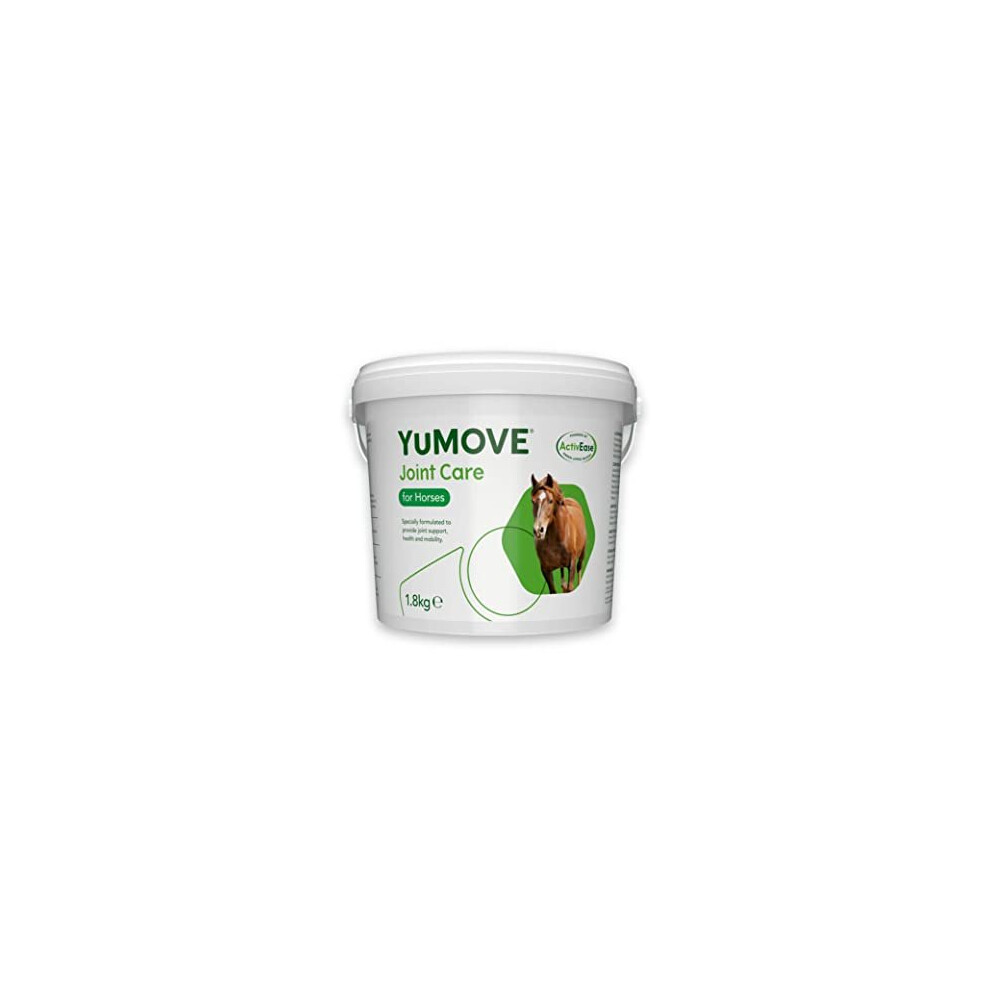 YuMOVE Horse | Joint Supplement for Horses and Ponies with Glucosamine, Chondroitin, Green Lipped Mussel |All Ages and Breeds | Tub, 1.8 kg