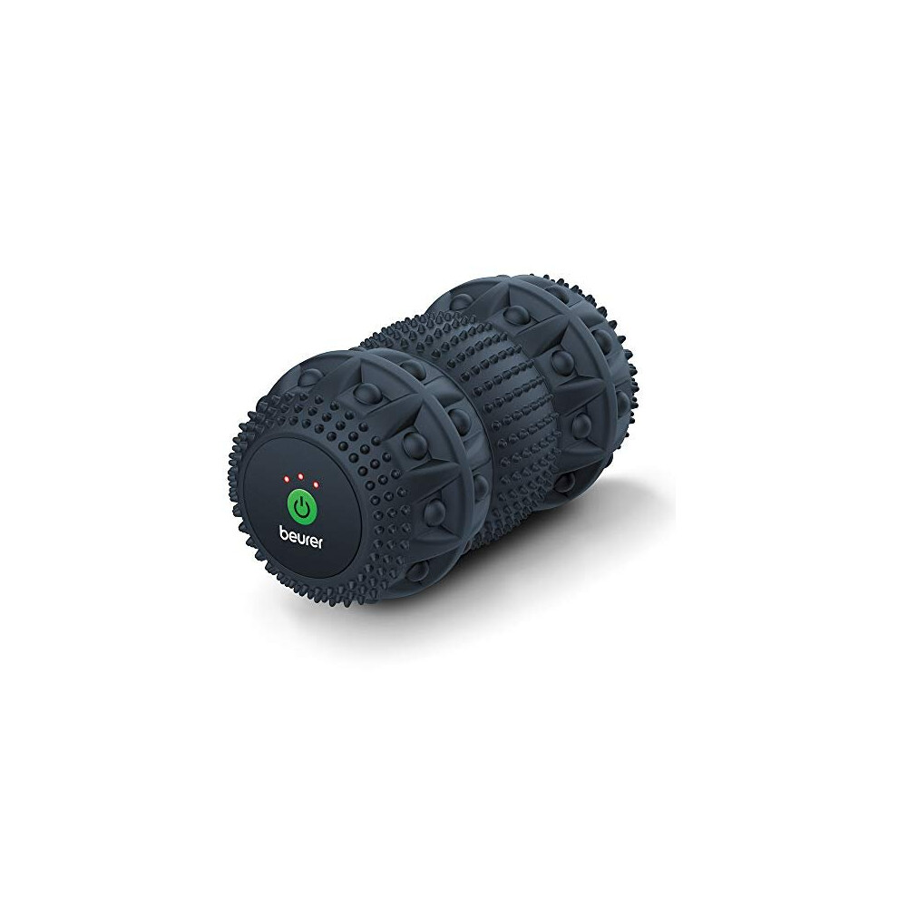 Beurer Mg35 Deep Roll Vibrating Massage Roller For Fascia And Trigger Point Massage, 3 Intensity Settings, Versatile Use For A Deep Penetrating Massage