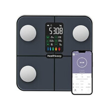 Scales for Body Weight,Body Fat Scale with Heart Rates,15Body Datas,Smart Digital Bathroom Weighing Scale Fat BMI Muscle Mass Composition Display with
