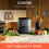 COSORI Air Fryer 4.7L, 9-in-1 Compact Air Fryers Oven, Max 230 Setting, 30 Recipes Cookbook, Digital Temperd Glass Display, Quiet, 4 Portions, 1500W 10