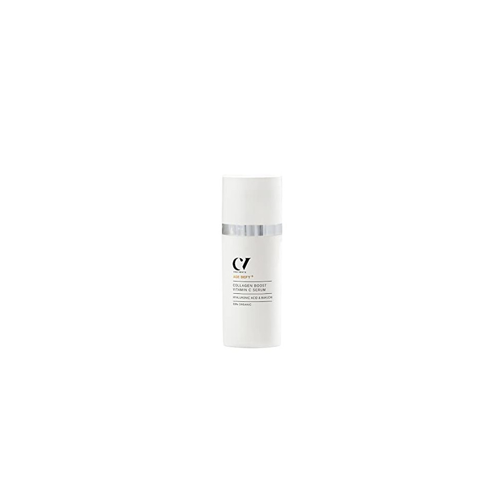 Age Defy+ Collagen Boost Vitamin C Serum 30ml | Natural & Organic Anti-Ageing Facial Serum by Cha VÃ¸htz | Vitamin C & Hyaluronic Acid Serum | Paraben