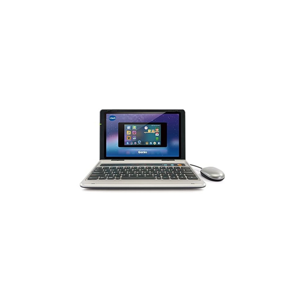 Vtech Genio My First Laptop, Educational Laptop For Kids With 80+ Activities And Games, Kids Laptop With Art Studio And Revision Tools, Educational Silver