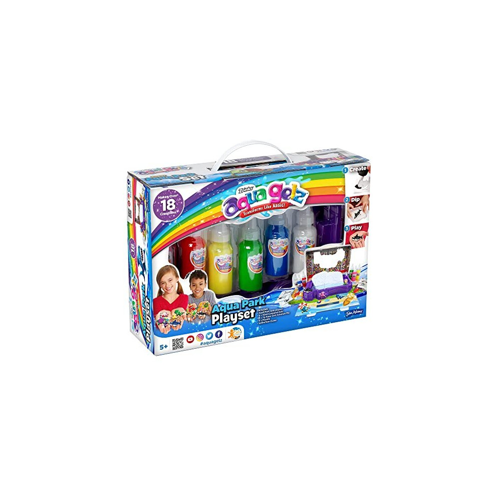 John Adams | Aqua Gelz Aqua Park Playset: Aqua Gelz Transforms Like Magic! | Arts & Crafts | Ages 5+