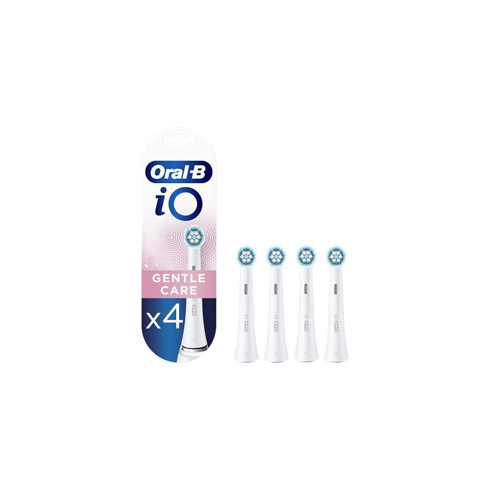 iO Gentle Care Replacement Brush Heads for Electric Toothbrush for Gentle Cleaning on Sensitive Areas and Healthier Gums, White