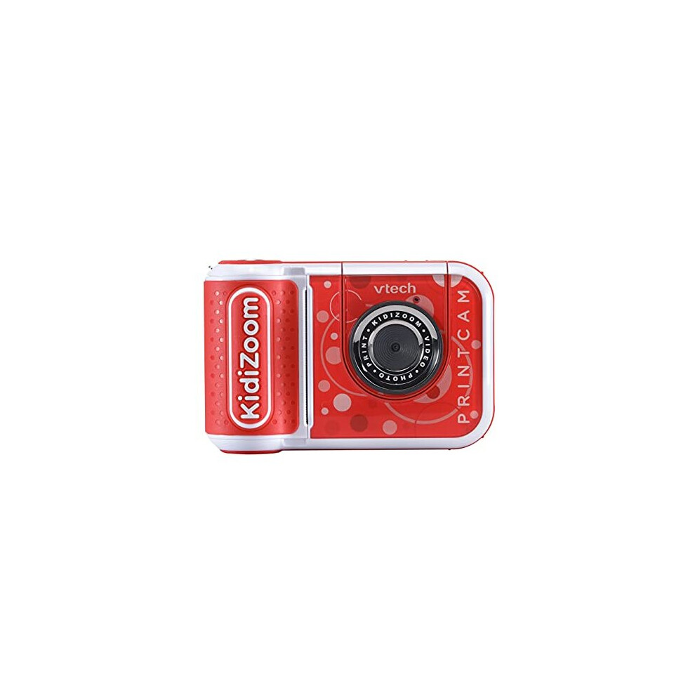 KidiZoom PrintCam (Red), Digital Camera for Children with Built-In Printer, Kids Camera with Special Effects and Fun Games, Kids Digital Camera with