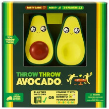 Throw Throw Avocado by Exploding Kittens - Card Games for Adults Teens & Kids - Fun Family Games - A Dodgeball Card Game