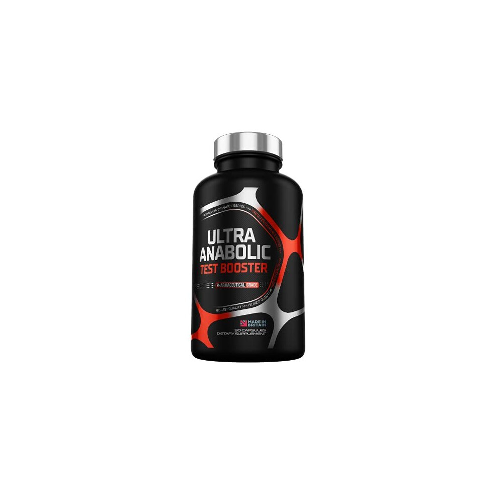 Ultra Anabolic Testosterone Booster for Men | Testosterone Support Formula for Muscle Growth Energy & Libido Enhancer | Magnesium Zinc Test Boost