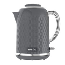 Curve Grey Electric Kettle | 1.7L | 3KW Fast Boil | Grey & Chrome [VKT227]