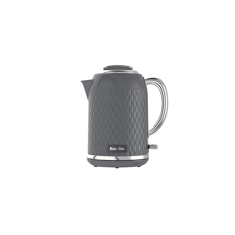 Curve Grey Electric Kettle | 1.7L | 3KW Fast Boil | Grey & Chrome [VKT227]