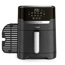 Easy Fry Precision 2-in-1 Digital Air Fryer and Grill 4.2 Litre Capacity 8 Programs inc Dehydrator Black EY5058, 1550W