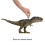 Jurassic World Dominion Dinosaur T Rex Toy, Thrash ‘N Devour Tyrannosaurus Rex Action Figure with Sound and Motion, HDY56 7