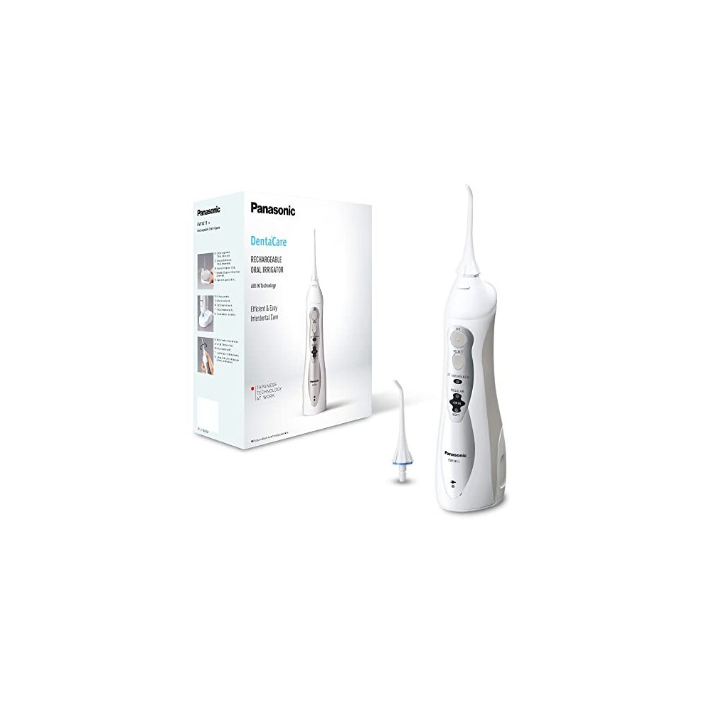 EW1411 Rechargeable Dental Oral Irrigator, Water Flossers for Teeth Cordless with 4 Water Jet Modes, UK 2 Pin Plug