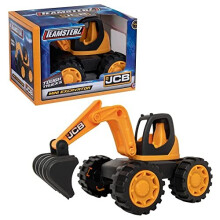JCB - Kids Toys - Construction Excavator Toy - Truck Toy - iconic Construction Vehicles - Kids' Play Figures & Vehicles - 2 Year Old Boys & Girls Plus
