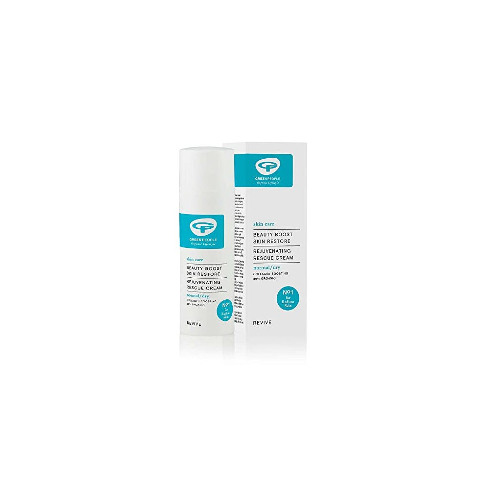 Beauty Boost Skin Restore 50ml | Natural & Organic Night Moisturiser with Wakame Seaweed for Dry, Tired, Normal Skin | Paraben Free & Ethyl Alcohol