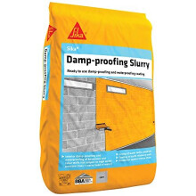 Damp Proofing Slurry | Ready To Use Damp-Proofing and Waterproofing Coating - for tanking Residential, Domestic Basements - Grey - 25 kg
