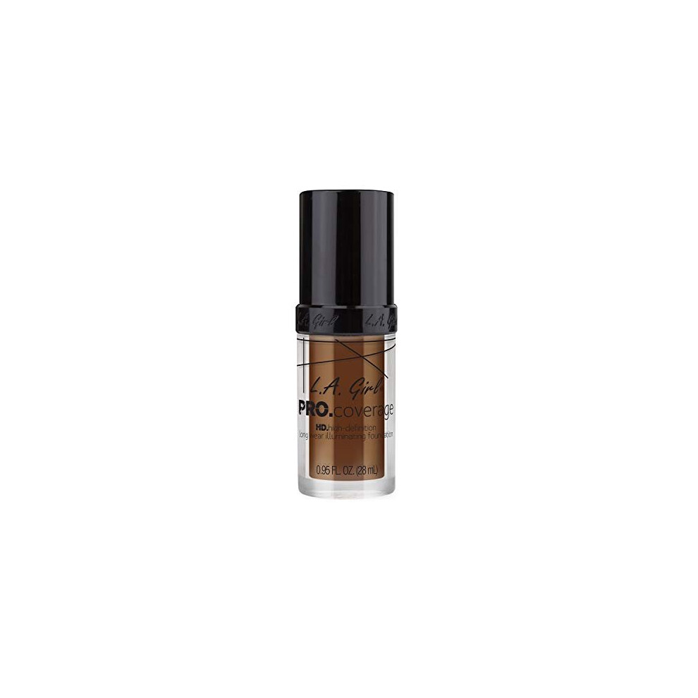 L.a. Girl Pro Coverage Liquid Foundation, Glm655 Rich Cocoa, 0.95 Fluid Ounce