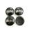 4pcs 54mm Mini Cooper Emblem Badge Wheel Center Cap MINI Black 1