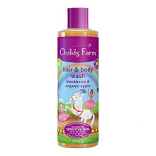 | Kids Hair & Body Wash 500ml | Blackberry & Organic Apple | Suitable for Dry, Sensitive & Eczema-prone Skin