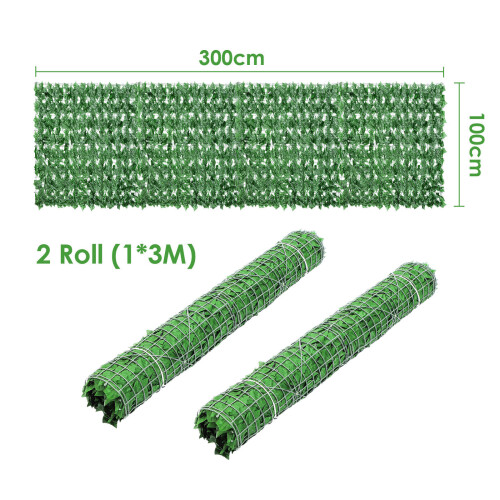 (1m*6m) 5M 6M Artificial Hedge Ivy Leaf Garden Fence Roll