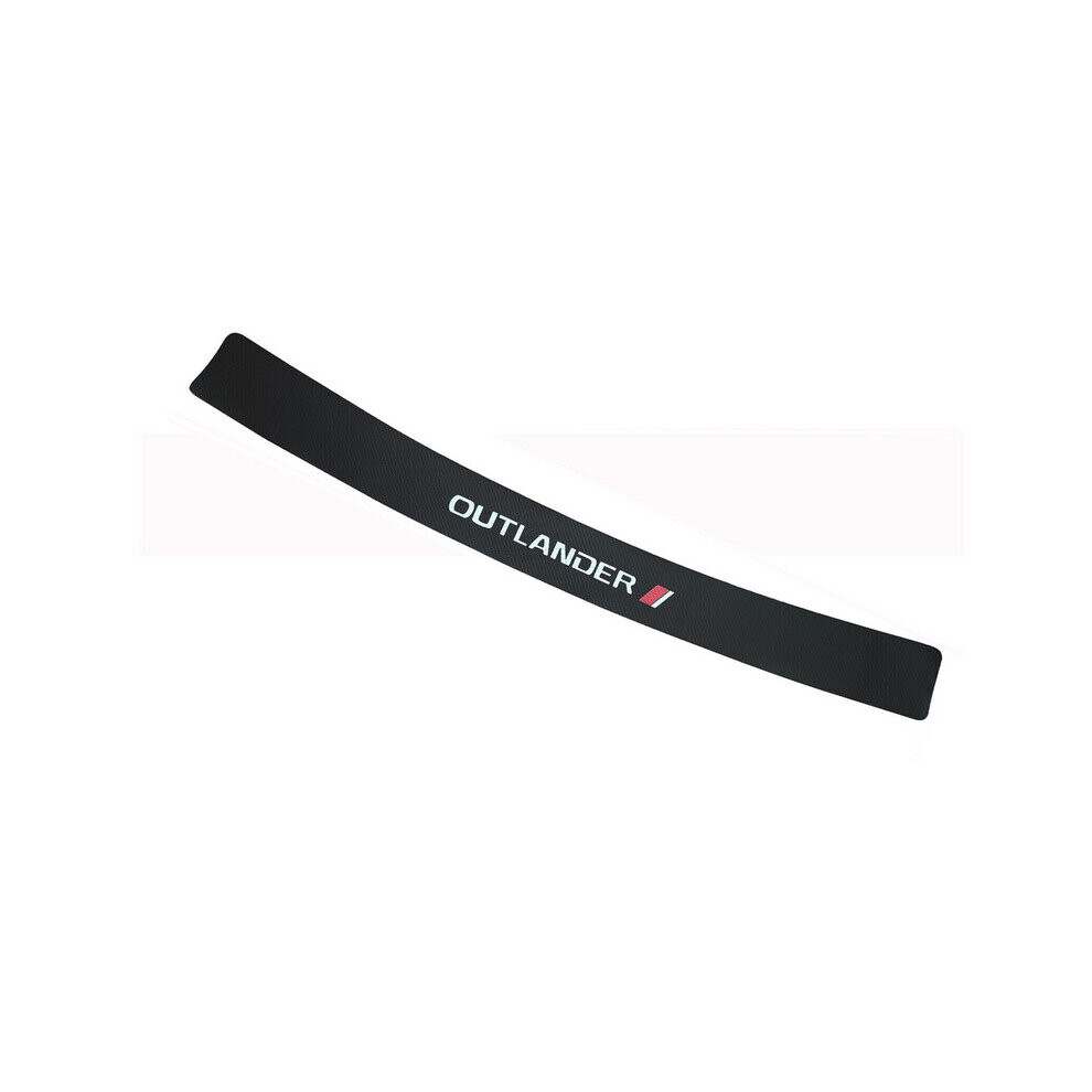 Outlander Rear Bumper Guard Carbon Fiber Trunk Door Sill Strip Black 4754135866135