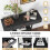 Costway T-Shaped Living Room Console Table Entryway Accent Table w/ Drawer 9