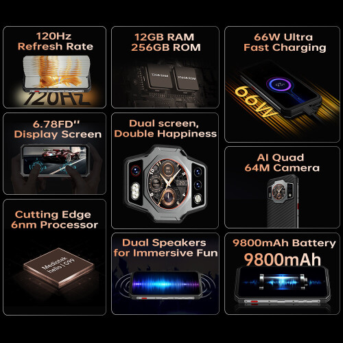 OUKITEL Oukitel WP21 Rugged Night Vision ,9800 mAh, 12GB+256 GB 2