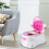 (pink) Kids Toilet Potty Trainer Training Seat 4