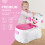 (pink) Kids Toilet Potty Trainer Training Seat 7