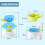 (blue) Kids Toilet Potty Trainer Training Seat 2