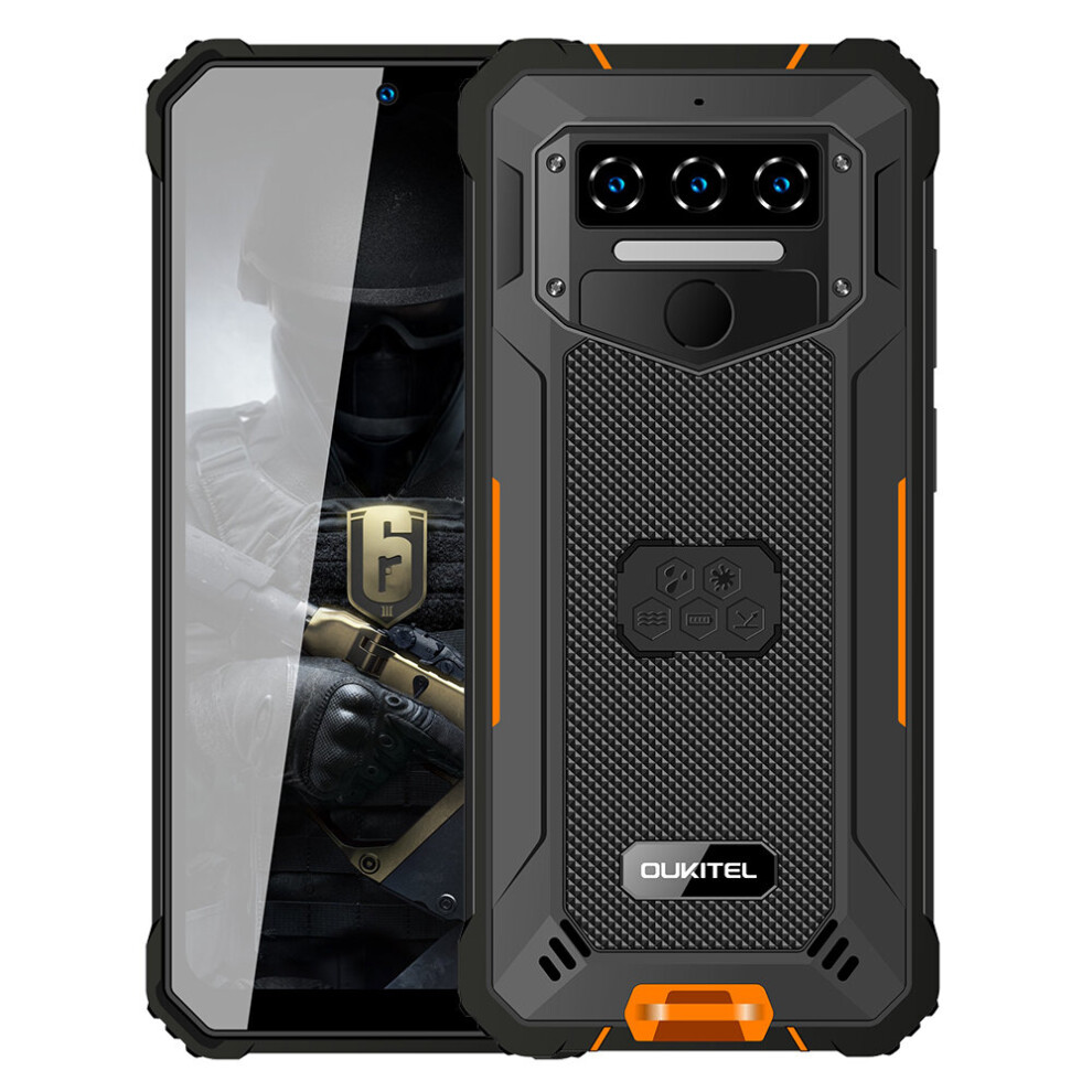 (Orange) OUKITEL WP23 10600mAh Android 13 Rugged Smartphone