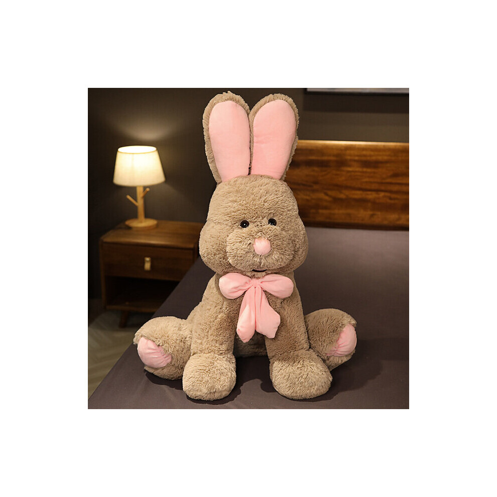 (gray, 50cm) Giant Lovely Rabbit Plush Toy Soft Cartoon Animal Big Ear Bunny Doll Stuffed