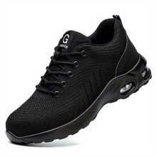 Mens Steel Toe Puncture Proof Anti skid Work Safety Shoes Breathable Industrial Construction Sneakers