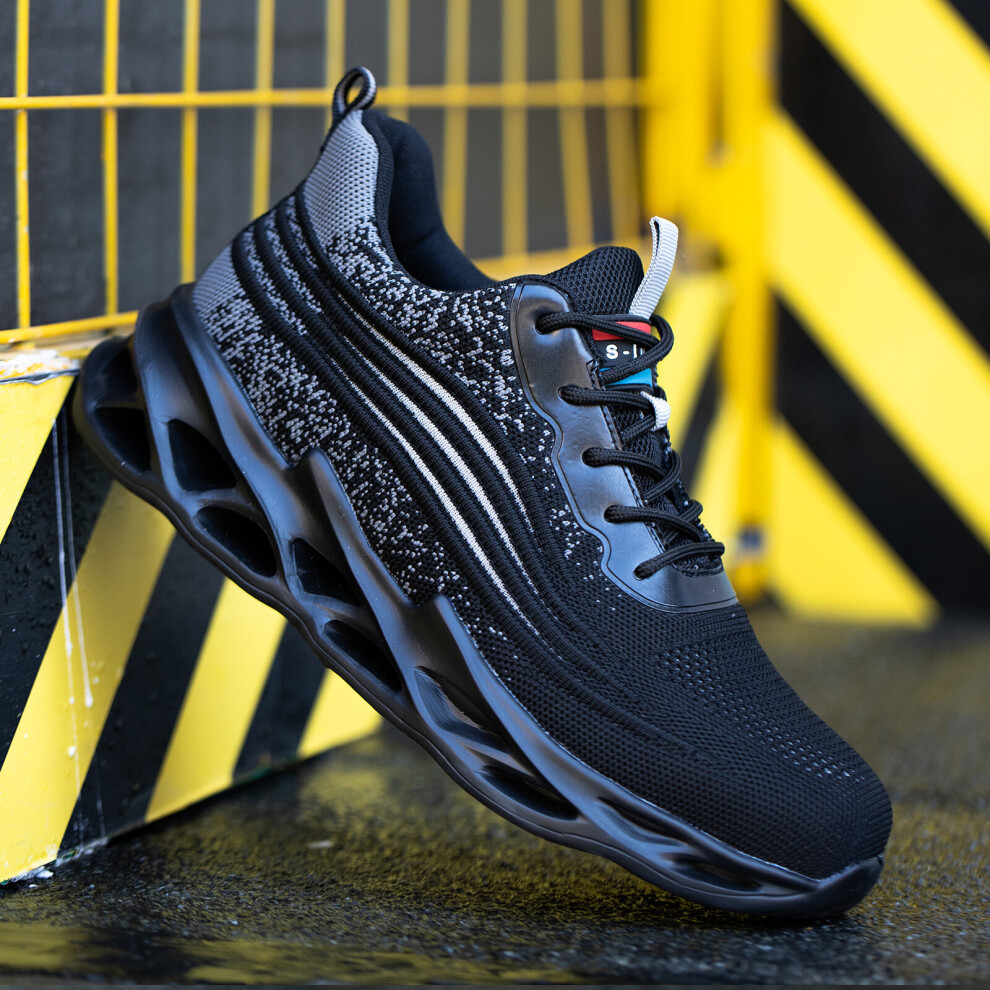 Steel Toe Stab Resistant Wear Resistant Anti Skid Work Safety Shoes For Men Women Breathable Comfortable Industrial Construction Soft Sole Sneakers 885664937691