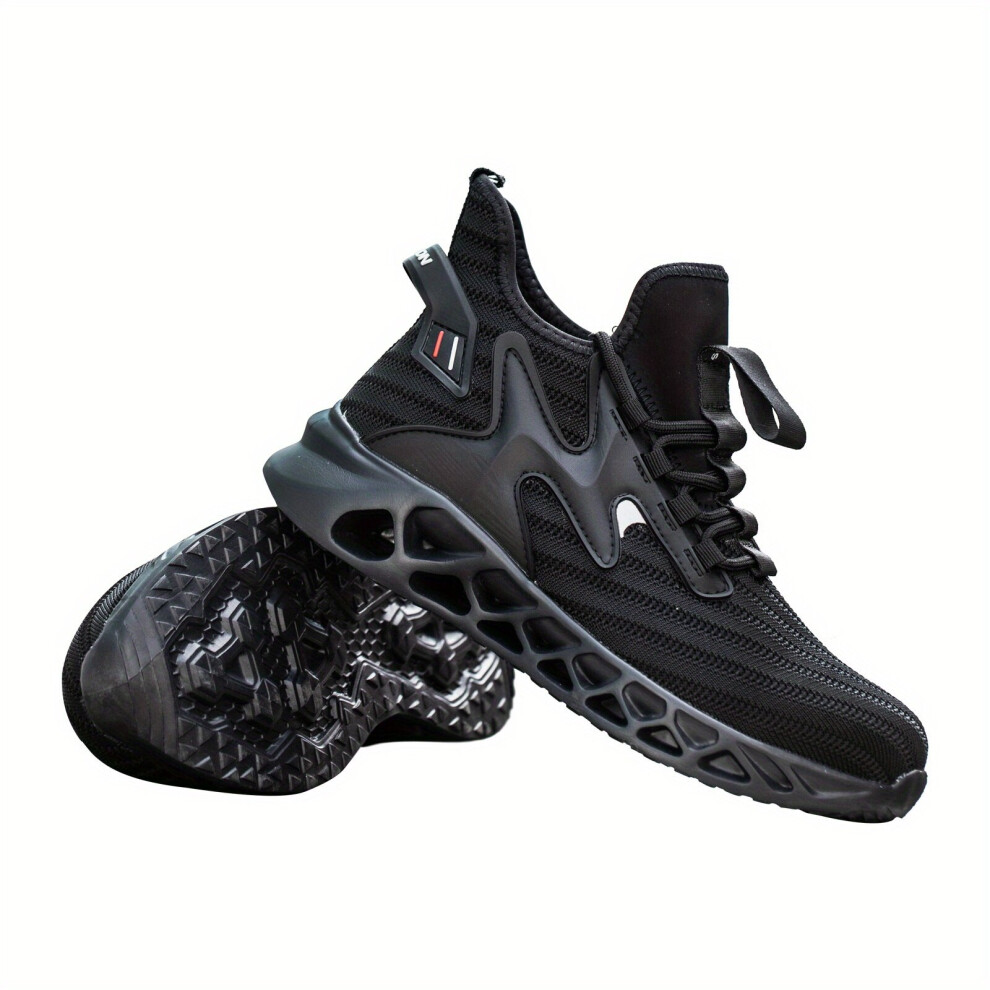 Mens Steel Toe Work Safety Shoes Puncture Proof Anti Skid Work Shoes Lightweight Breathable Industrial Construction Sneakers 885664882120