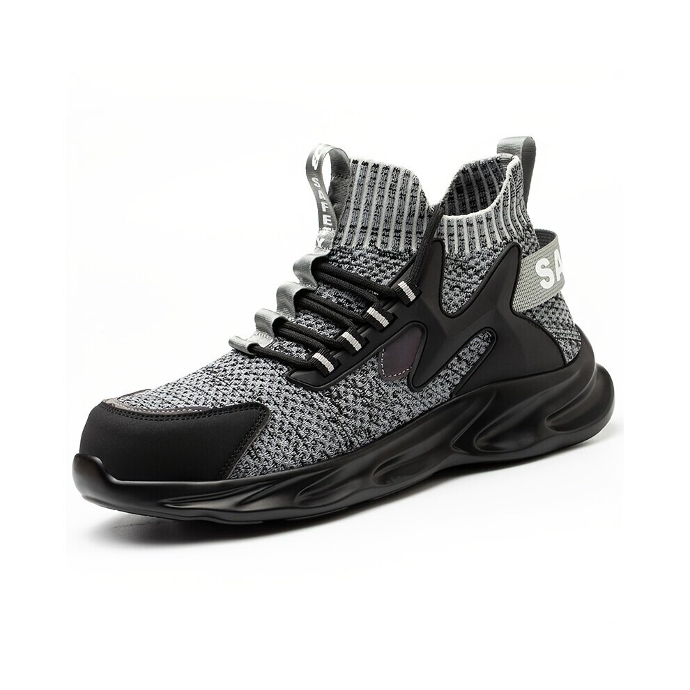 Mens Steel Toe Work Safety Shoes Lightweight Breathable Puncture Proof Anti Skid Work Sneakers 885664896585