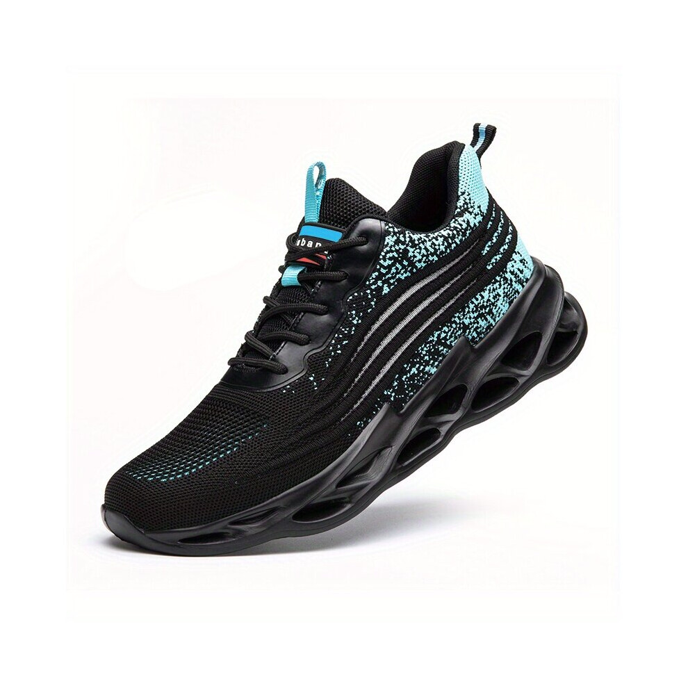 Mens Work Safety Shoes Puncture Proof Anti Skid Steel Toe Outdoor Work Shoes Rubber Sole Breathable Industrial Construction Sneakers 885664957682