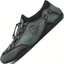 Mens Casual Slip On Loafers With Adjustable Draw String Vintage Outdoor Walking Shoes