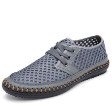 Mens Mesh Breathable Casual Stitching Details Barefoot Lightweight Flats Aqua Beach Swim Surf Water Shoes Spring And Summer
