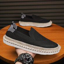 Mens Loafer Shoes Breathable Lightweight Non slip Slip On Espadrille Shoes Mens Shoes Spring And Summer