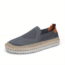 Mens Espadrille Loafer Shoes Breathable Lightweight Non slip Slip On Shoes Mens Shoes Spring And Summer
